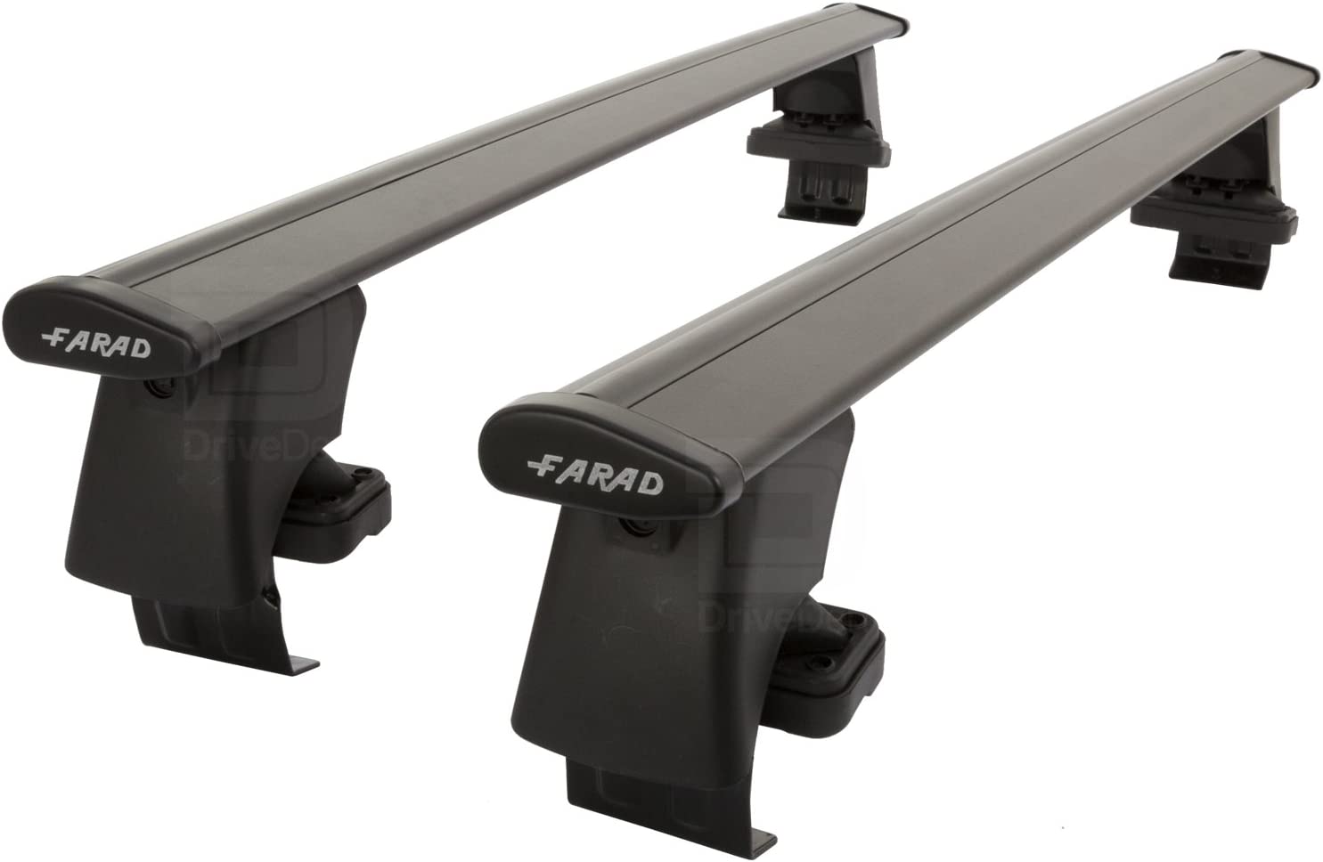 FARAD-Barre portatutto Aerodynamic Black per Seat Altea 2004-2015 (senza corrimano)