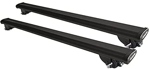 FARAD-Barre portatutto Aerodynamic Black per Peugeot 206 Sw 2002-2008 (con corrimano alto)