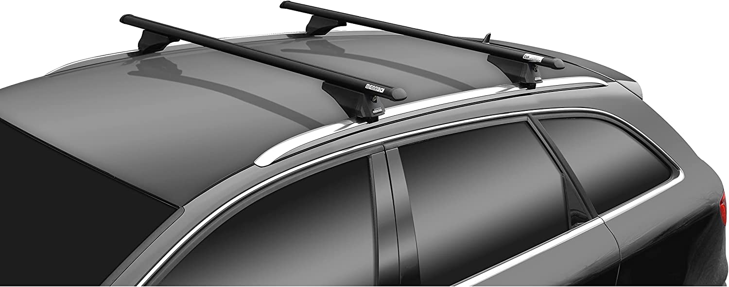 MENABO - Barre portatutto ricondizionate TIGER XL BLACK in alluminio per Audi A6 (4G/C7) Avant 5 porte anno 15>18